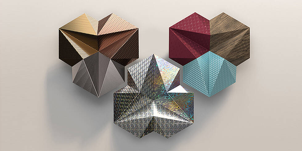 Refined finger games with KURZ surface decoration