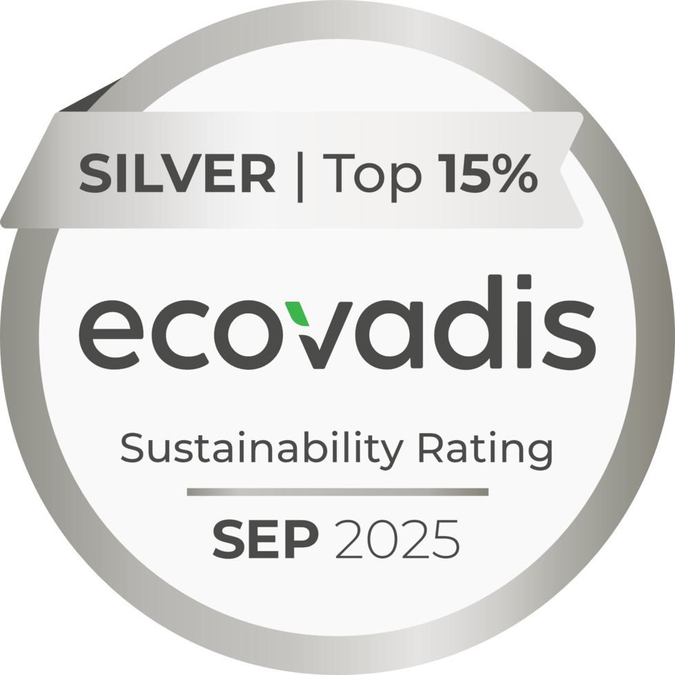 EcoVadis Sustainability Rating: Silver award